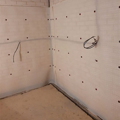 2. Floor Prep & Perimeter Channel